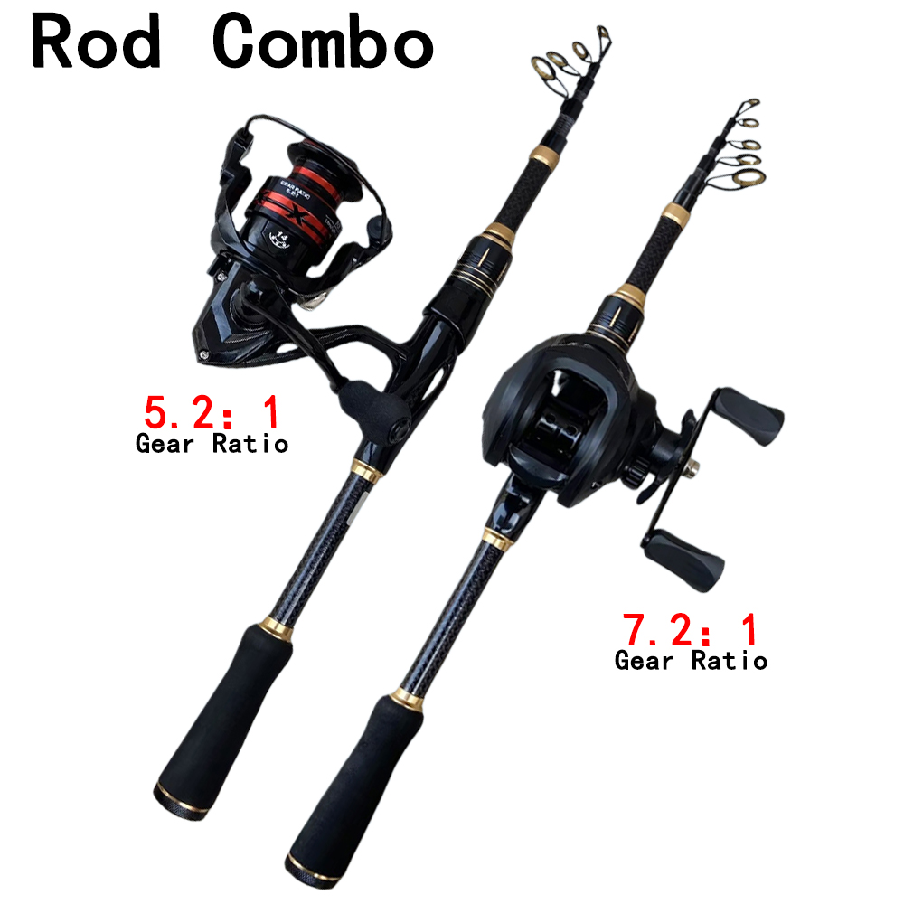 Conjunto de Vara de Pesca Tele - Spincast Reel avaliação e preço
