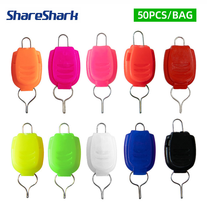 ShareShark 50 peças/saco Clipe - Fly Reel avaliação e preço